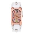 thumbnail image 1 of Rbaofujie Montres pour Femmes en Liquidation Liquidation Tendance Mode Rétro Montre en Cuir pour Homme Montre Colorée Numérique Dames Étudiante Montre à Quartz Montres Seiko Blanc, 1 of 4