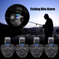 thumbnail image 2 of 4pcs Electronic Fishing Bite Alarm with Sound LED Lights Indicator Fish Bite Alarms, 2 of 8
