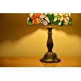 thumbnail image 4 of Tiffany Style Hummingbird Desk Lamp LED Table Bedside Lamp Bedroom Stained-Glass 18.1'' Height Bronze Multi-Color, 4 of 4