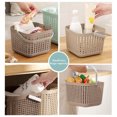 thumbnail image 5 of EGNMCR Hollow Hand Basket Multifunctional Home Bathroom Plastic Storage storage basket, 5 of 5