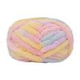 thumbnail image 1 of Luzkey Chunky Wool Yarn Jumbo Yarn Washable Hand Knitting DIY Weight Yarn Bulky Yarn for Tapestry Bed Fence Throw Rug Making Yellow Violet Color Blue, 1 of 8