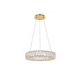 thumbnail image 1 of Elegant Lighting 3503D17G Monroe integrated LED Chip Light Gold Pendant Clear Royal Cut Crystal, 1 of 1