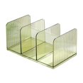 thumbnail image 2 of Kadlawus Acrylic Desktop Organizer, 3 Slot Clear File Rack, Space Saving Storage Stand for Office Desk, Teen Study Table, Books, Magazines, Documents, 2 of 6