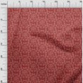 thumbnail image 2 of oneOone Tissu Jersey Coton Rouge Ethnique Bandhani Matériel de Robe Tissu Imprimé Tissu au Mètre 58 Pouces de Large, 2 of 4