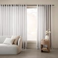 thumbnail image 1 of Bouclair Rideau Voile Gris Merlot 52x96 Po (132x244 cm), 1 of 6
