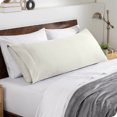 thumbnail image 1 of Bare Home Body Pillowcase - Envelope Closure - Ultra Soft - Double Brushed - Cream, 1 of 6