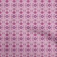 thumbnail image 1 of oneOone Polyester Spandex Pink Fabric Asian Kilim Craft Projects Decor Fabric Printed By The Yard 56 Inch Wide, 1 of 5