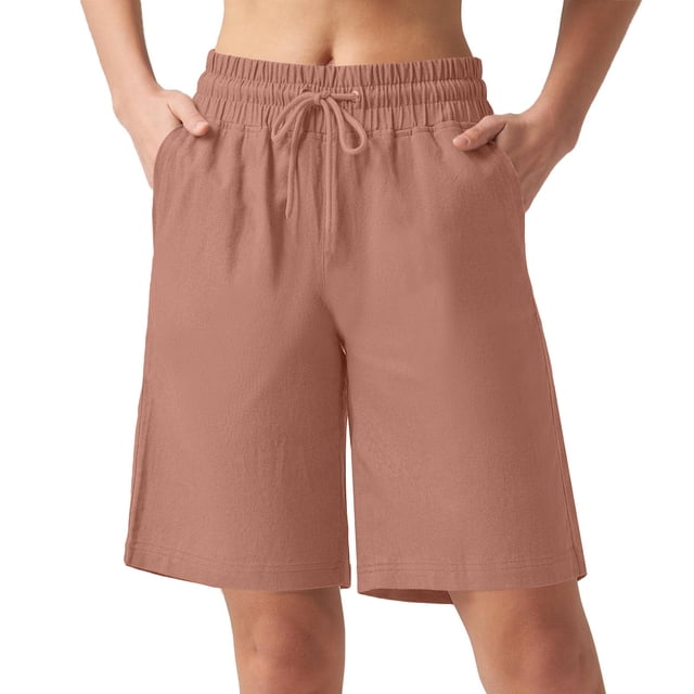 Summer Clearance! Womens Plus Size Pants,Summer Pants for Womens,Ladies' Summer Fashionable Design Casual And Comfortable High Waisted Loose Drawstring Multi Pocket Five Quarter Pants