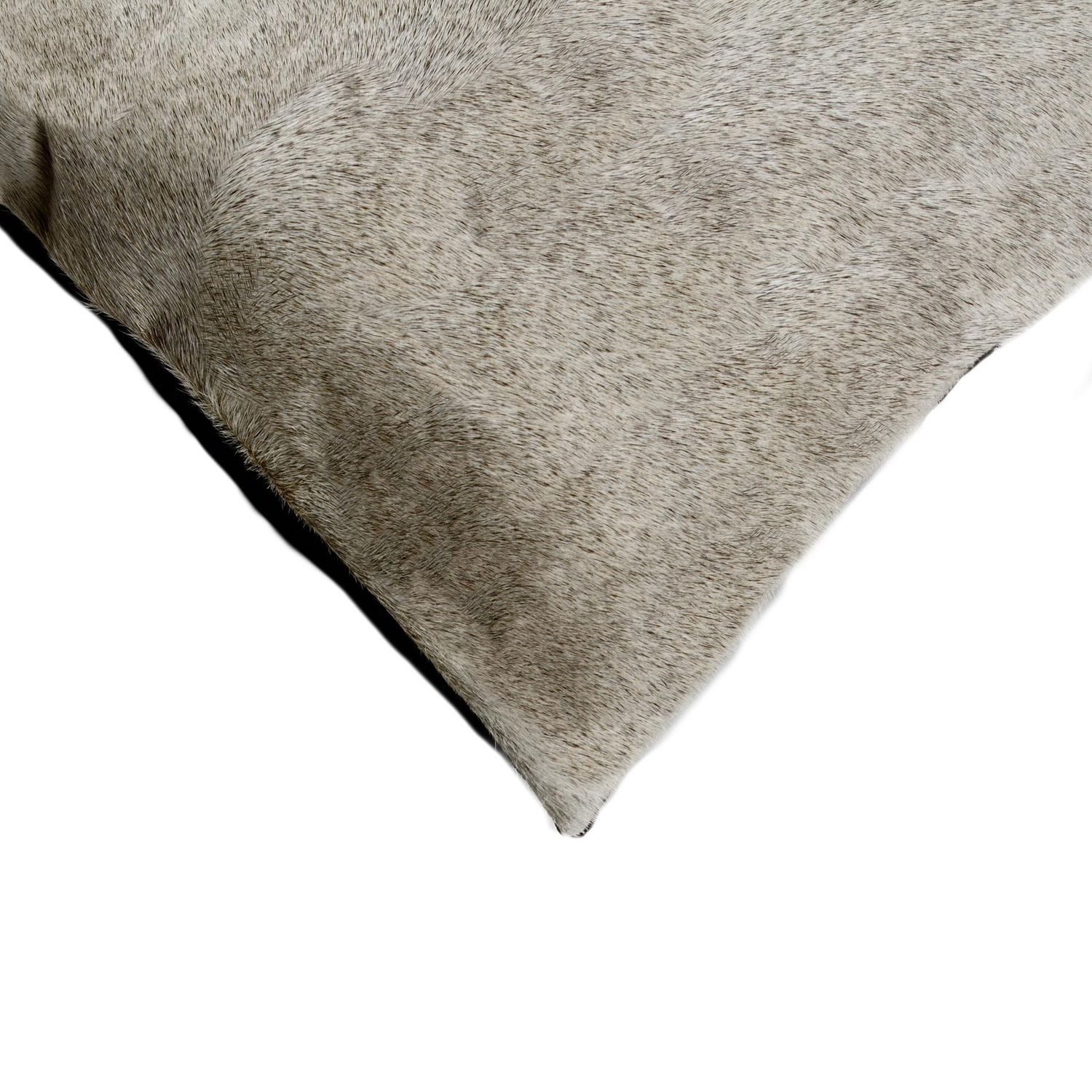 COUSSINS TORINO EN PEAU DE VACHE 18"X18" 2 PQT