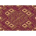 thumbnail image 1 of Ahgly Company Tapis d'Intérieur Rectangulaire Transitionnel Orange Lavable à la Machine, 2 Pieds x 4 Pieds, 1 of 7