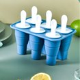 thumbnail image 2 of Ice Cream Molds Popsicle Silicone Collapsible Popsicles Molds - Silicone Ice Pop-Molds, Easy Release Ice Cream Mold, Reusable Popsicle Stick with for Homemade Popsicles & Ice Cream, 2 of 6