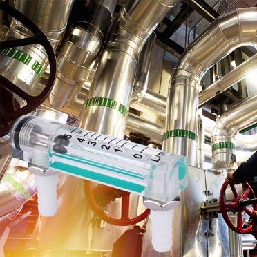 Compteur de Gaz en Plastique Blanc, 7 X 4 X 1,5 cm Compteur de Gaz, 1-5 Lpm Inférieur Ou Égal à 0,6 MPa pour Mesure de 0-60 Degrés Celsius Gaz de Haut-Fourneau