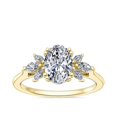 thumbnail image 1 of 0.80 Carat Excellent Oval Shape Genuine Diamond Latest Design Solitaire Engagement Ring for Ladies Solid 18K Yellow Gold Size 7.5, 1 of 8