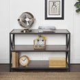 thumbnail image 4 of Manor Park 2 Shelf Industrial Wood Bookcase, 40", 4 of 6