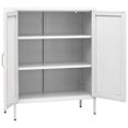thumbnail image 4 of vidaXL Storage Cabinet White 80x35x101.5 cm Steel, 4 of 5