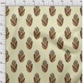 thumbnail image 3 of oneOone Tissu Polyester Lycra Imprimé Feuilles & Floral pour Couture BTY 56 Pouces de Large, 3 of 5