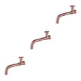 thumbnail image 4 of relayinert Universal Fit Basin Long Lasting Easy Installation Compact Metal Single Cold Wall Mounted Sink 04 Rose Gold 3Set, 4 of 6