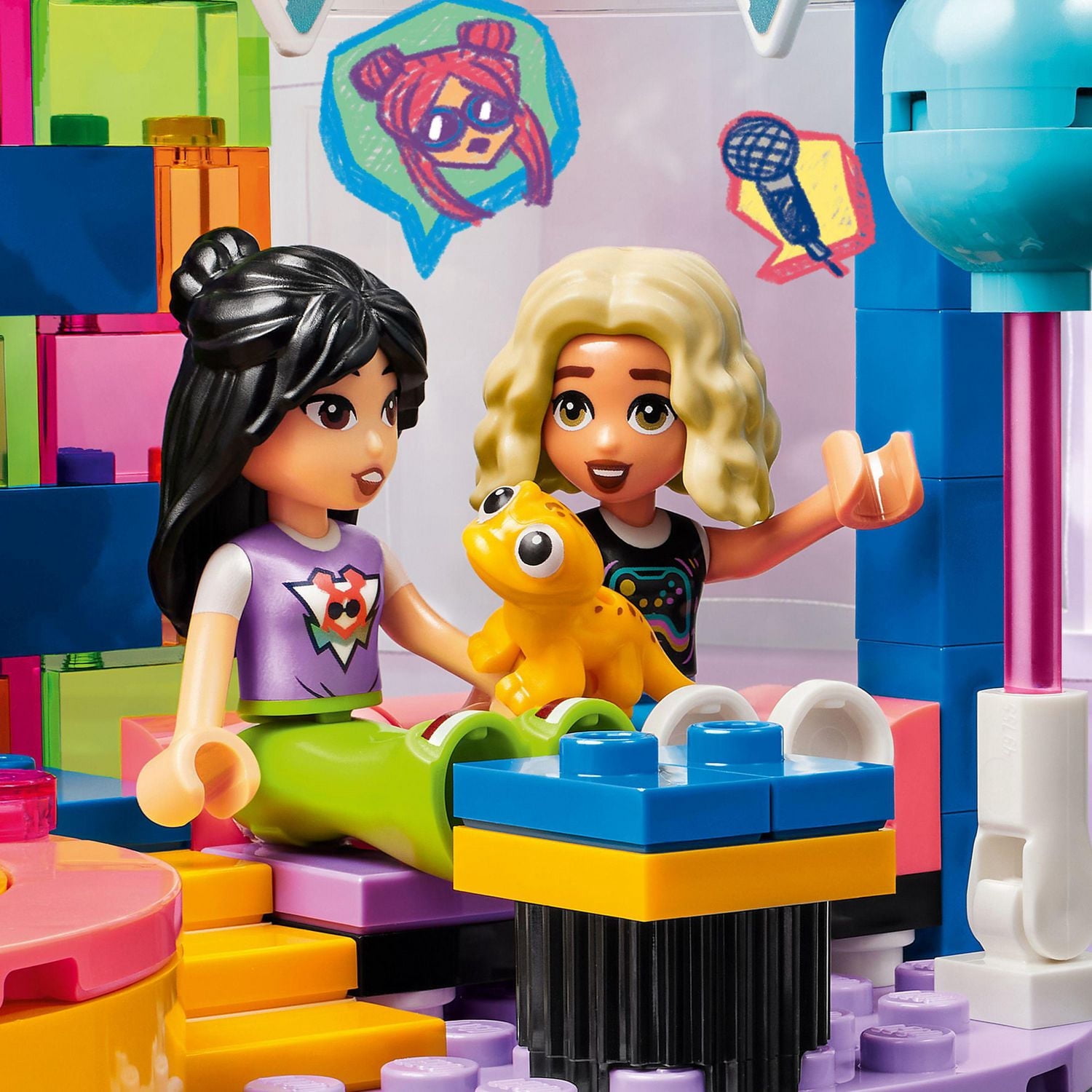 LEGO Friends Karaoke Music Party Set, Pretend Play Toy for Kids