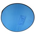 thumbnail image 1 of Fond de Photographie de Fond d'Écran 2 en 1 Fond d'Écran Bleu Vert Rond de 142 Cm à Double Face Pliable pour Diffusion en Direct, Conférence en Ligne, Enseignement Web, Etc., 1 of 8