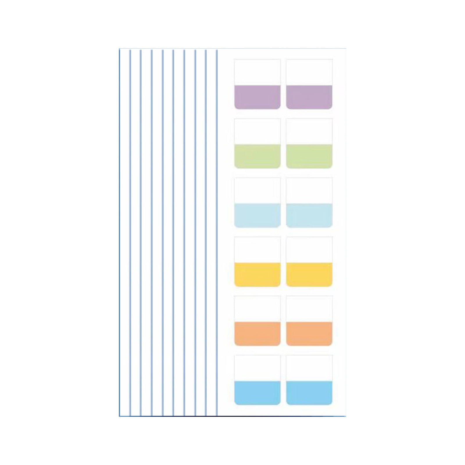 Sticker Labels to Write On,Bookmark Stickers Notes Classification Instructions Strong Stickiness Label Stickers