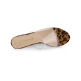thumbnail image 4 of BLISSFUL STEP Women's Clear Strap Stiletto Heels Sandals Leopard 6, 4 of 7