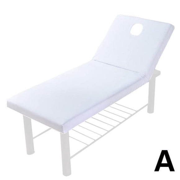 RJSQAQE High Stretch Polyester Spandex Elastic Bed Cover for Beauty Salon & Massage Tables, Universal Fitted Tablecloth for Wedding, Hotel, Buffet, Party Decor, Wrinkle Resistant, White/Gray/Brown