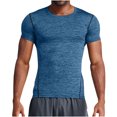 thumbnail image 1 of CHGBMOK Chemises de Golf pour Hommes Couleur Unie Séchage Sport Train Manches Courtes Col Rond Tailles S-2TG, 1 of 8