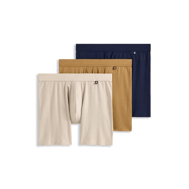 Jockey Men's Hypersoft 360 6" Boxer Brief - 3 Pack
