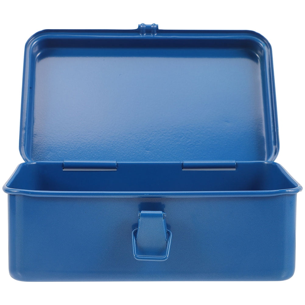 WEUVEB Car Tool Case Tool Box Iron Portable Tool Storage 1Set