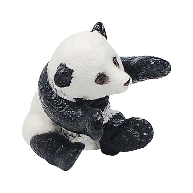EGNMCR Simulation Mignons Pandas Modèle Sichuan Pandas Géants Pandas Rouges à Faire à la Main Poupée en Peluche Cadeaux d'Anniversaire pour Enfants