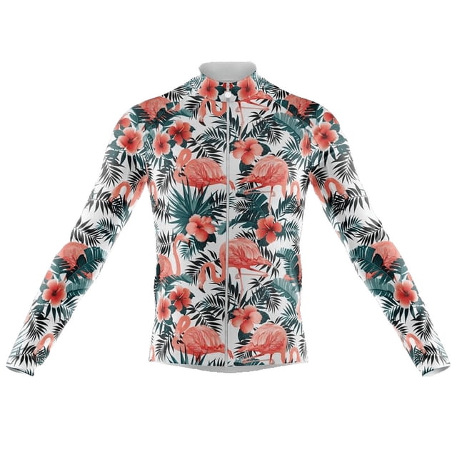 Flamingo II Long Sleeve Cycling Jersey For Men - L