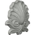 thumbnail image 4 of Ekena Millwork ONL04X04SH 4,88 in. W x 4,88 in. H Shell Center Onlay, 4 of 4