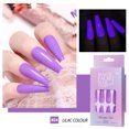 thumbnail image 1 of WREESH Luminous Nail Stickers Fake Nail Stickers Jelly Stickers Wearing Nail Stickers, 1 of 2