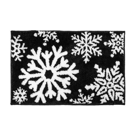 WMQPNNS Christmas Decor and Winter Bathroom Mat Soft and Absorbent Fine Fiber Bathroom Carpet Tpr Backing Bathroom Carpet Suitable for Flooring
