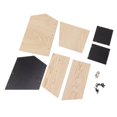 thumbnail image 2 of Bat House, Eco Friendly Double Chamber Wood Bat Box  for Patio, 2 of 7
