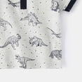 thumbnail image 4 of Toddler Boys T-Shirts Summer Solid Short Sleeve Cute Cartoon Print Button Tee Blouse Spring Shirts For Boy 3-4T, 4 of 5