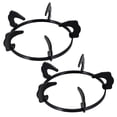 thumbnail image 1 of UPOUART 2Set Gas Stove Round Stand Black Cast Iron Circular Rack for Easy Detachment, 1 of 8