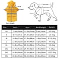 thumbnail image 2 of Dog Raincoat Adjustable Lightweight Poncho Hood Reflective Portable Jacket for Small Medium Large Dogs Puppies Travel Summer Rainy Season, 2 of 3