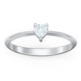 thumbnail image 2 of Heart Birthstone Ring - Aquamarine (March), 2 of 6