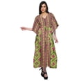 thumbnail image 3 of Moomaya Caftan pour Femmes Grande Taille Tenue d'Été Sortie de Plage Kimono Robe Caftan, 3 of 6