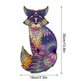 thumbnail image 3 of 200 Piece Wooden Unique Shaped Puzzle For Adults Animal Theme Educational Brain Teaser, 3 of 9