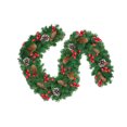 thumbnail image 1 of Garland Christmas Decorations with Lights Pvc Christmas Decoration Rattan Door Hanging Decoration (With No Lights/With Lights) Garland with Lights Christmas Decorations, 1 of 8