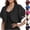 NSY1_Hot Pink, variant on Meichang Women Short Sleeve Shrug Cropped Bolero Open Front Chiffon Cardigan Lightweight Sheer Bolero Shrug for Evening Dress