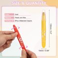 thumbnail image 2 of Uxcell 6 Pcs Craie de Cire Gel Aquarelle pour Coloriage, Or, 2 of 6