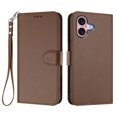 thumbnail image 1 of GANGXUN Wallet Case for iPhone 16 – Magnetic Closure, RFID Blocking, Wrist Strap, Wireless Charging Compatible, 1 of 6