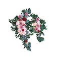 thumbnail image 1 of Rustic Artificial Flower Swag Handmade Hanging for Wreath Handmade Parties Arbor Ornament Pink, 1 of 9
