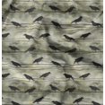 thumbnail image 1 of Soimoi Green Velvet Fabric Crow Bird Print Sewing Fabric BTY 60 Inch Wide, 1 of 6