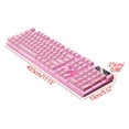 thumbnail image 5 of Gaming Keyboard Mechanical Gaming Keyboard Usb Wired Floating Keyboard,Ergonomic Water Mechanical Feeling Keyboard,-Slim Led Backlit Keyboard for Desktop,Compute Rgb Gaming Keyboard, 5 of 5