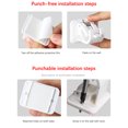 thumbnail image 3 of Dalazy 2Pcs Rod Wall Pole Fishing Holder Bracket Self-adhesive Mounted Clips Storage Rack Organizer Bathroom Accessories Parts, 3 of 6