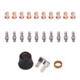 thumbnail image 2 of Plasma Cutter Torch Electrode,23Pcs Plasma Cutter Torch Cutter Torch Accessory Plasma Cutter Torch Swirl Ring High-Precision Functionality, 2 of 8